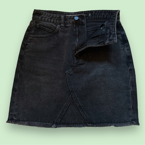 Pacsun Volcom Brand Black Denim Mini Skirt - Size XS - Picture 8 of 8